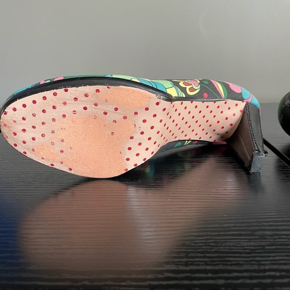 Poetic Licence Doll Face Colorful Fabric Upper With Leather Heel, 10 - Picture 15 of 16